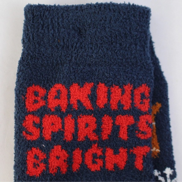 Wondershop Christmas Gingerbread Design Men's Super Soft Crew Socks Size 6-12 - Picture 3 of 5